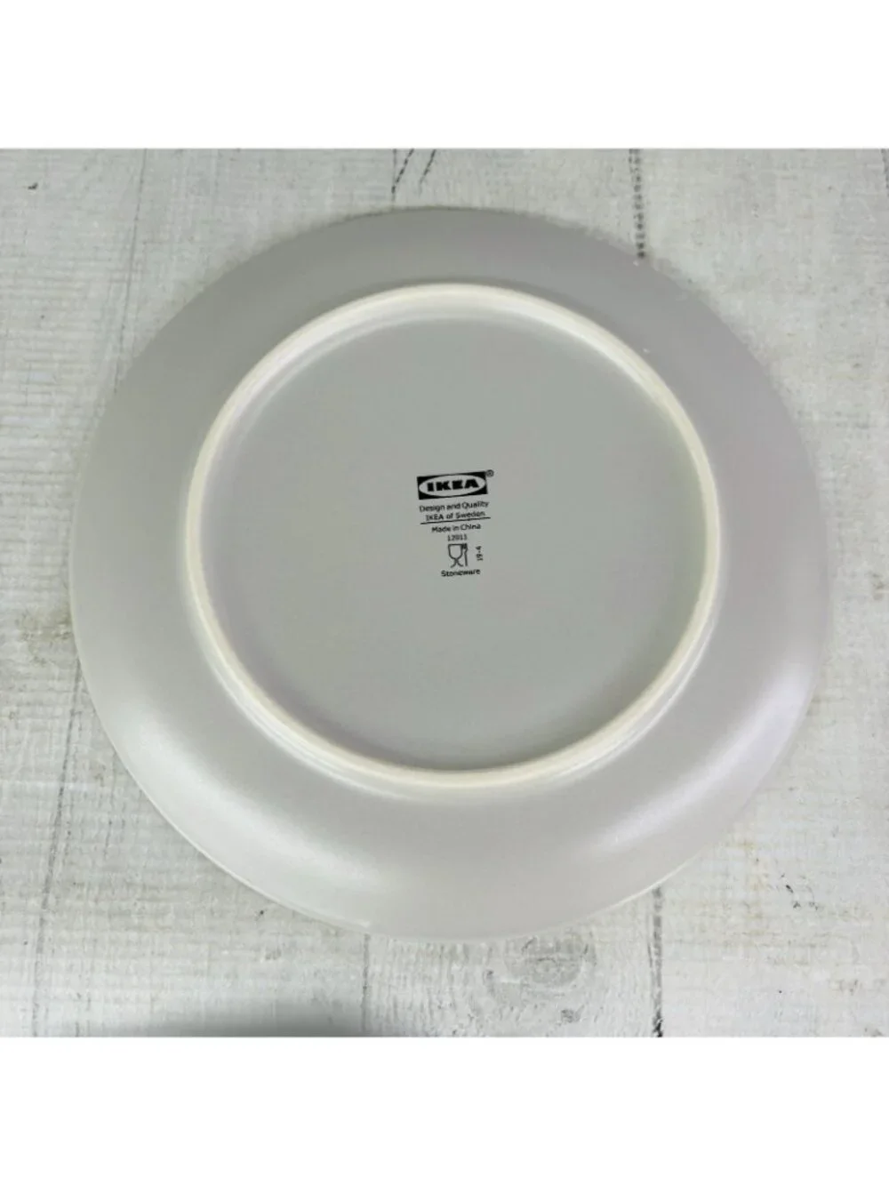 Ikea of Sweden 12011 GRAY Matte Solid Stoneware 8